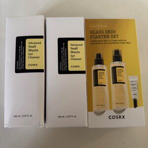 Brand New in Box COSRX 2 Snail Mucin Cleanser + Essence Kit